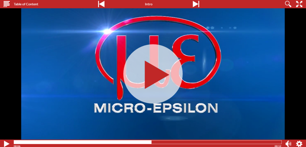 Screenshot Video Micro-Epsilon